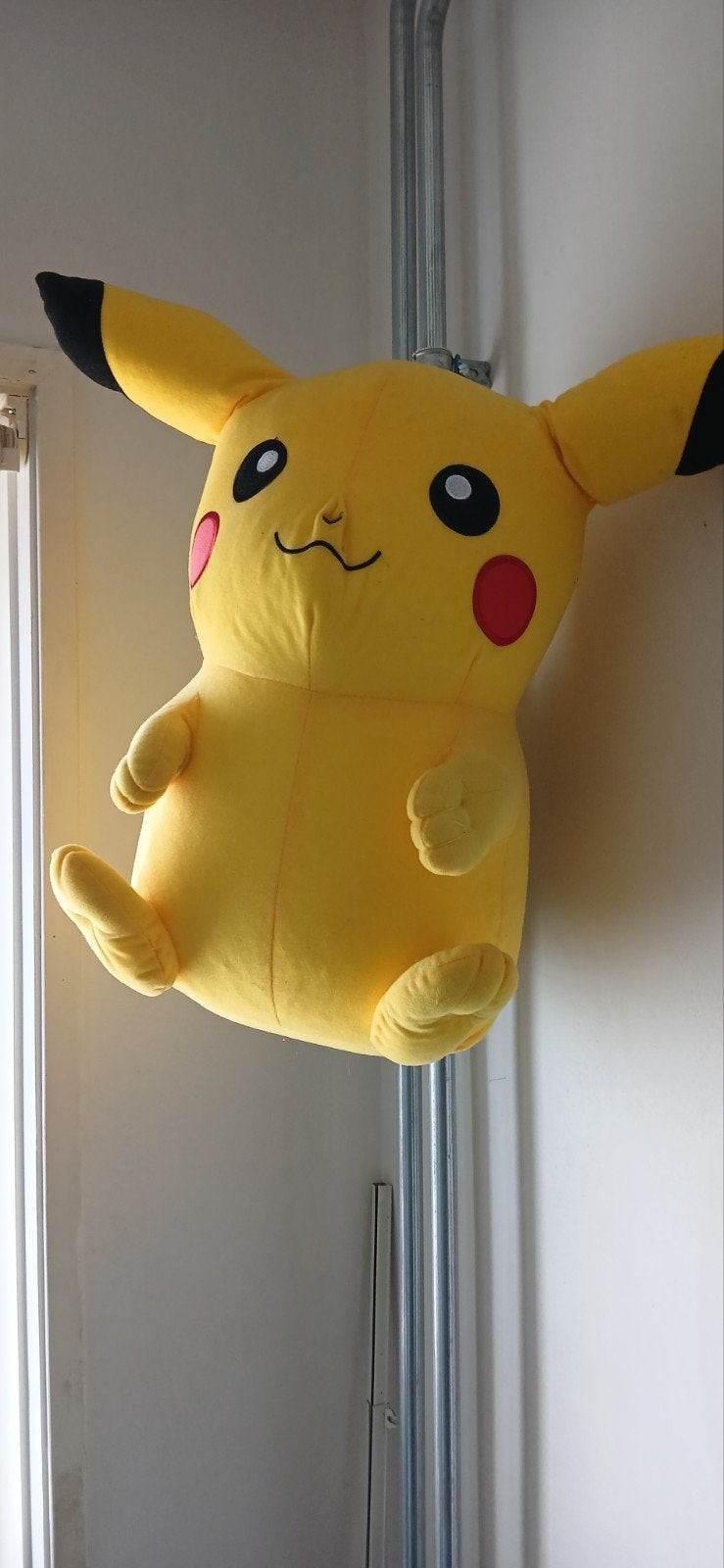 pokemon knuffel groot, Ophalen, Zo goed als nieuw, Geel, Overige typen