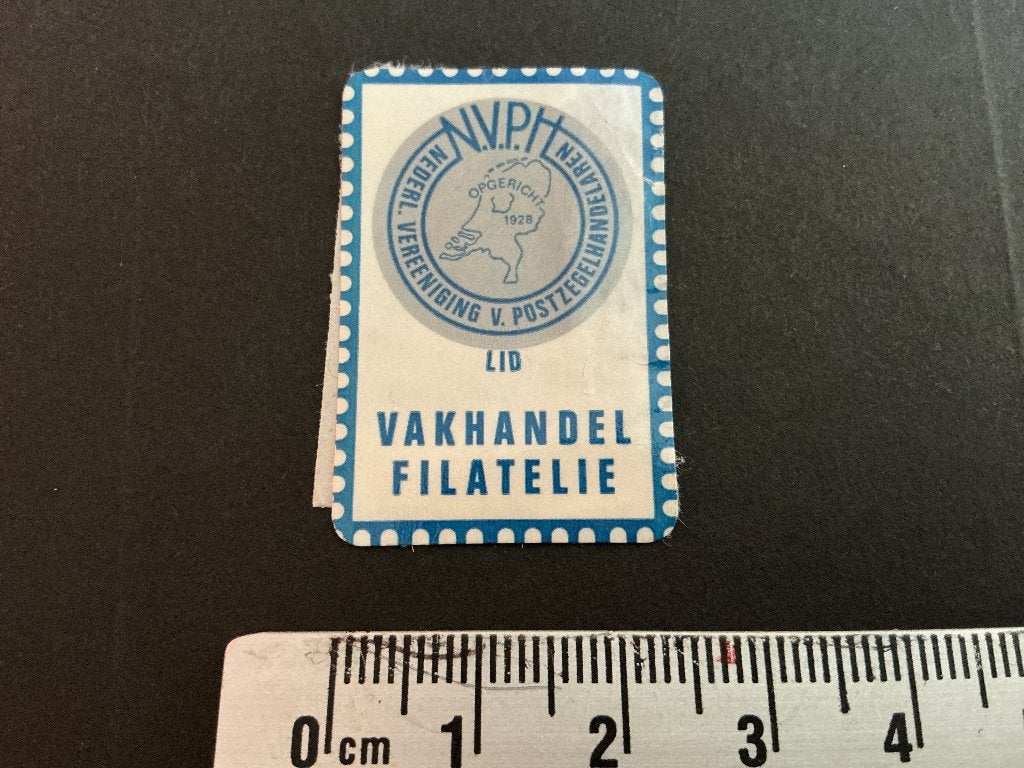 Sluitzegel vakhandel  filatelie, Verzenden, T/m 1940, Gestempeld