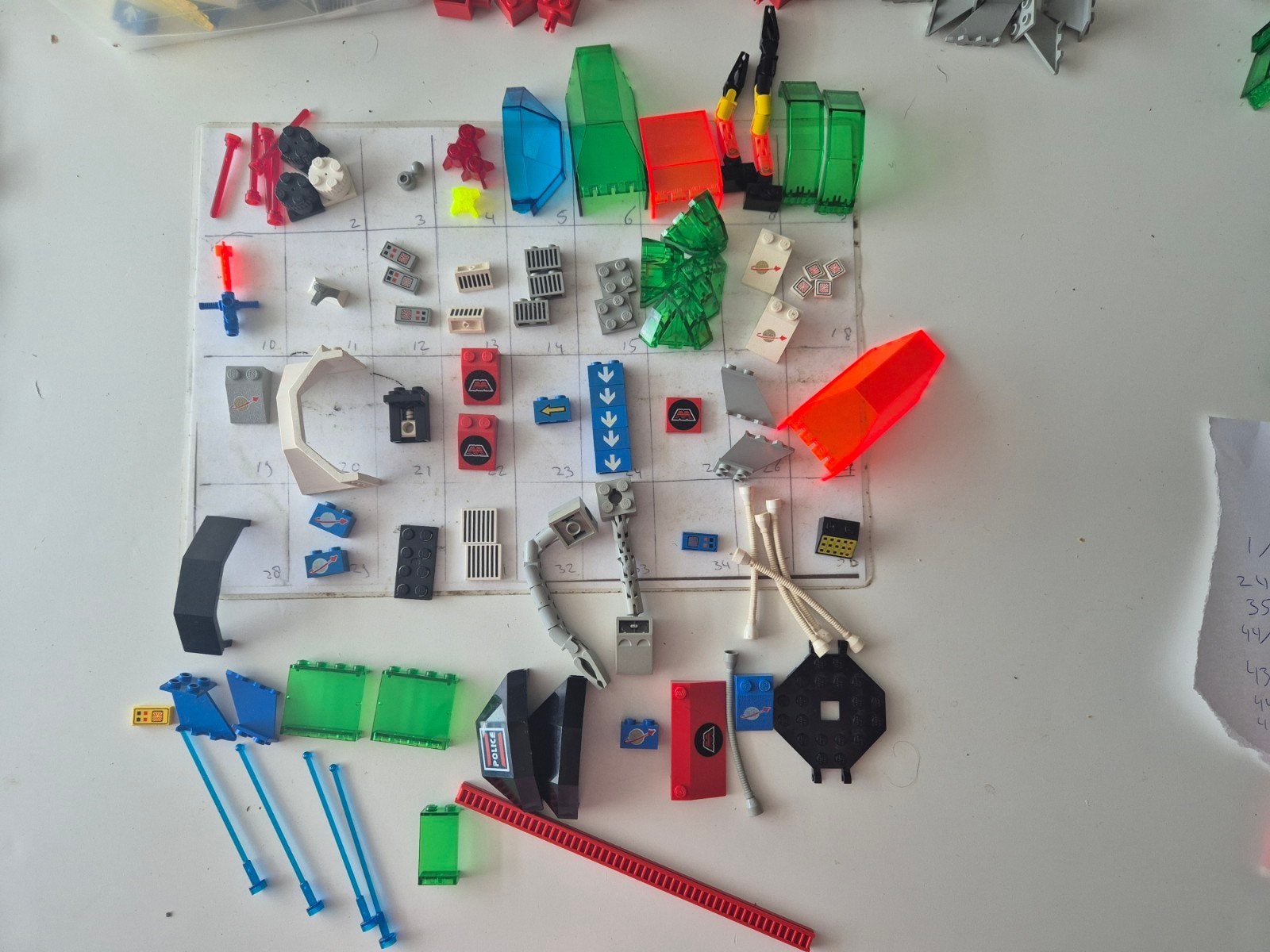 lego classic space police mtron onderdelen antenna, Ophalen of Verzenden