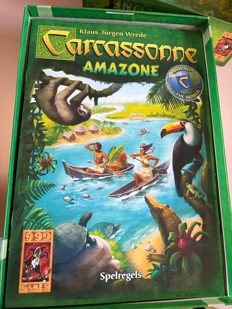 Carcassonne Amazone Bordspel - Zo goed als nieuw, Hobby en Vrije tijd, Gezelschapsspellen | Bordspellen, Drie of vier spelers