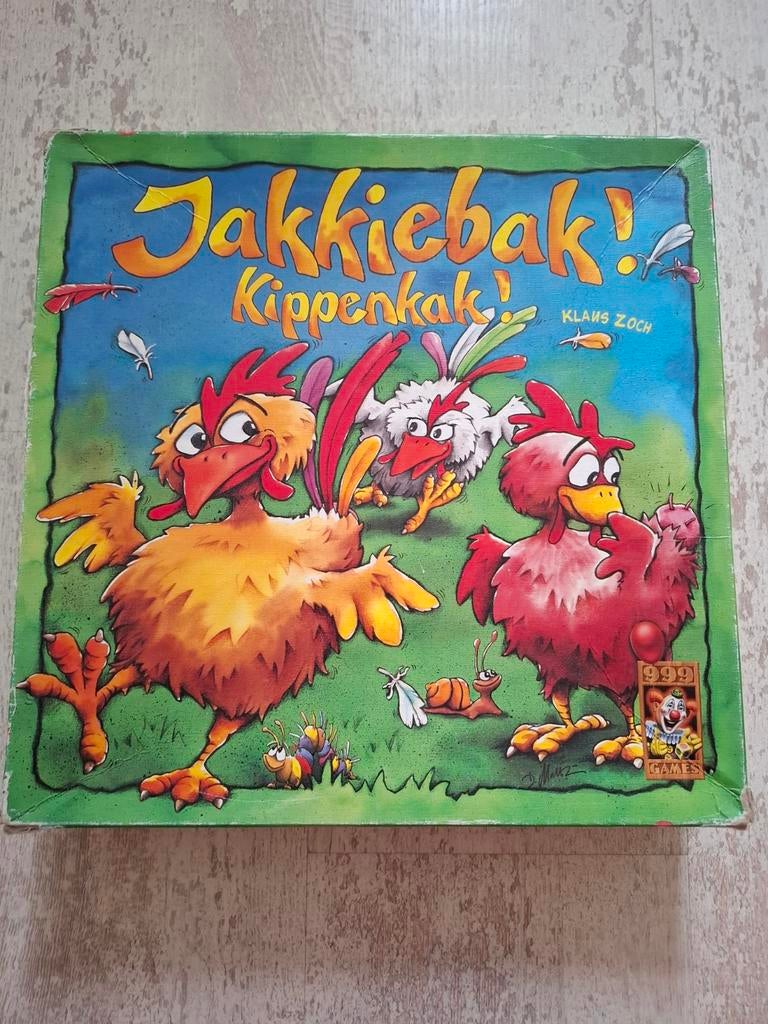 Gaaf Memory spel Jakkiebak kippenkak, Een of twee spelers, Ophalen of Verzenden, Zo goed als nieuw, 999 games