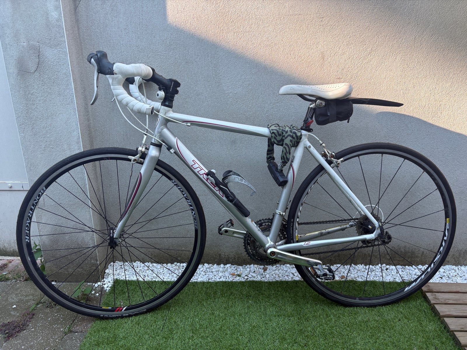 Witte Trek dames racefiets - goede staat, Gebruikt, 26 inch, Velgrem, Aluminium
