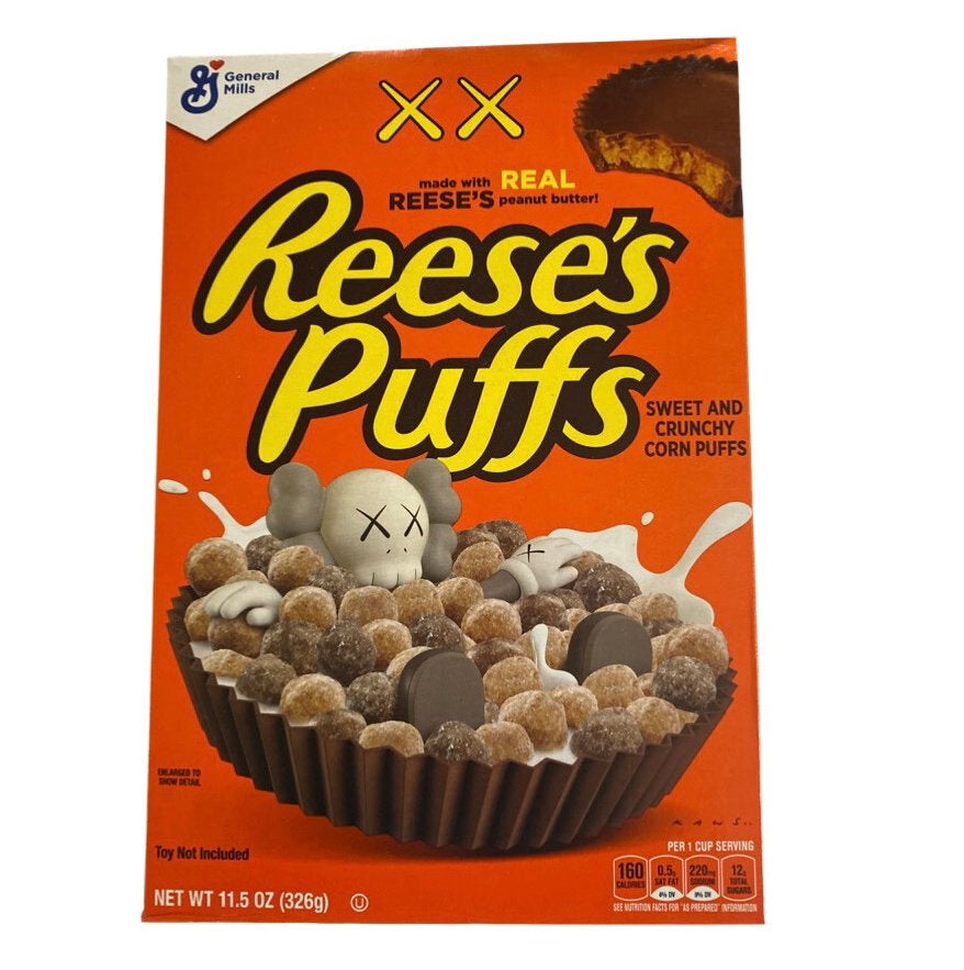 Reese's Puffs KAWS Limited Edition Cereal Box, Ophalen of Verzenden, Nieuw