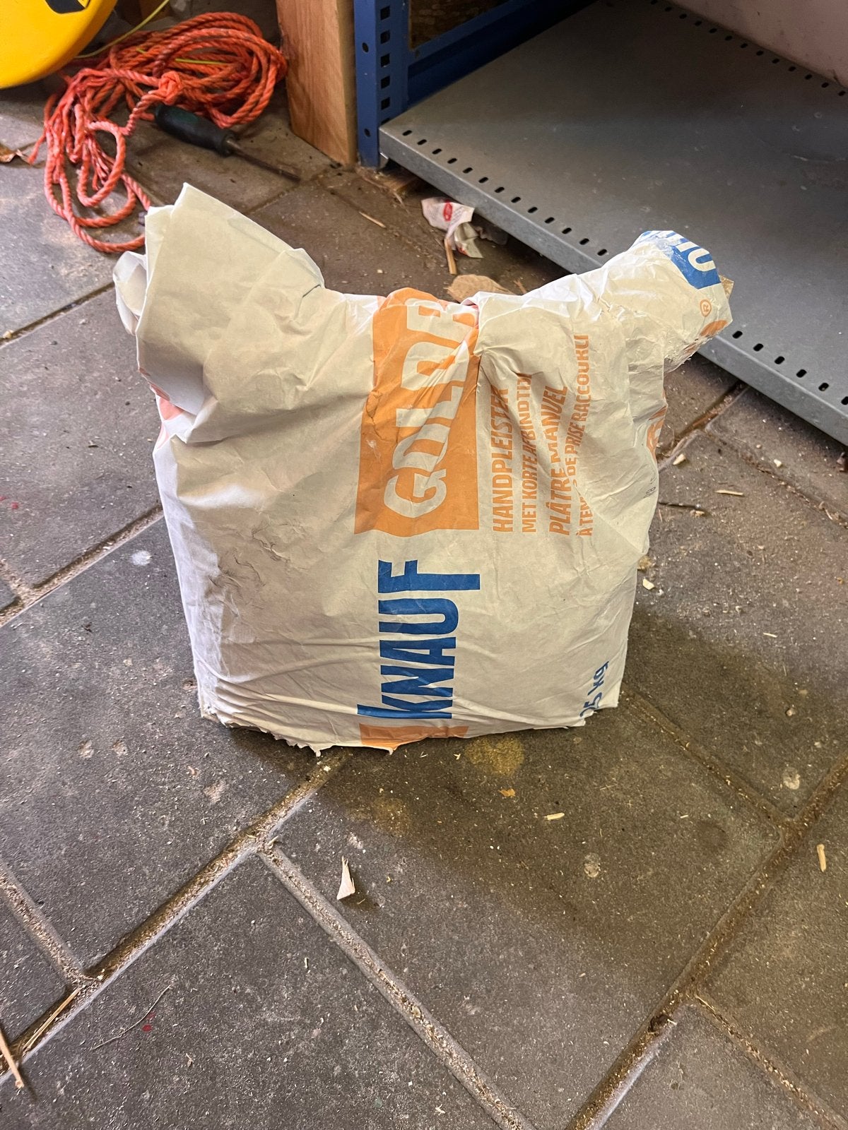 Knauf Goldband Quick - Ongeveer halve zak, Ophalen, Gebruikt