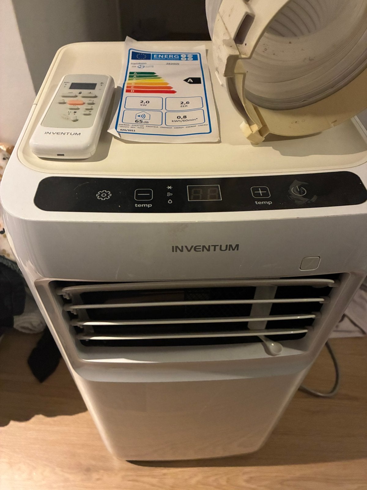 FRIO Portable air conditioner 7000 BTU, Ophalen, Minder dan 60 m³, Ventileren, 3 snelheden of meer