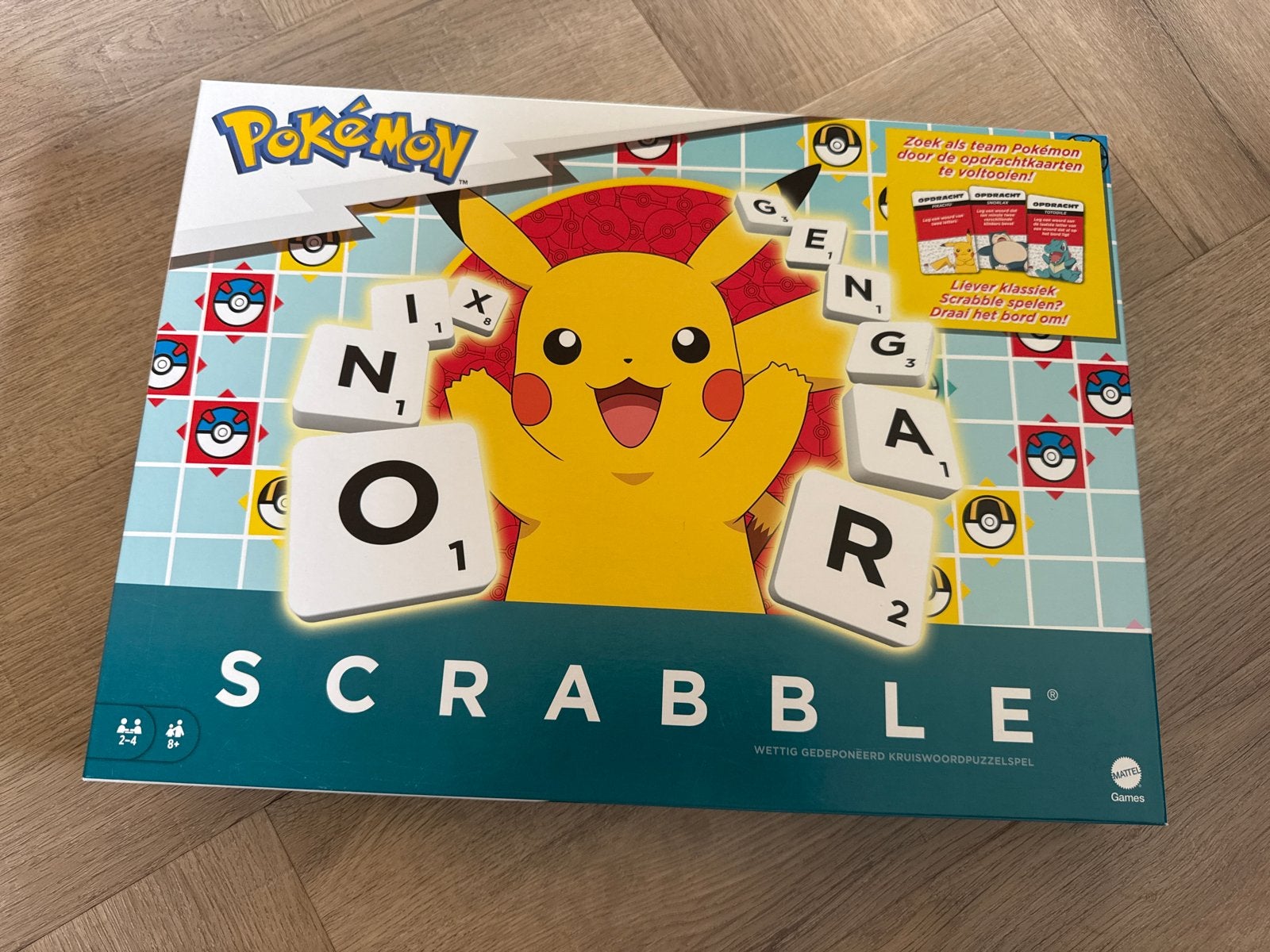Pokémon Scrabble Bordspel - Zo goed als nieuw, Hobby en Vrije tijd, Gezelschapsspellen | Bordspellen, Drie of vier spelers, Ophalen