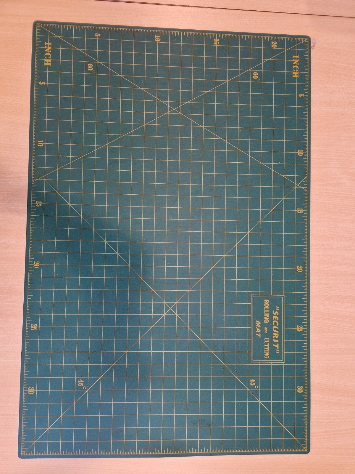 Securit Snijmat - Rolling and Cutting Mat, Gebruikt, Groen, Overige thema's, Gereedschap of Toebehoren