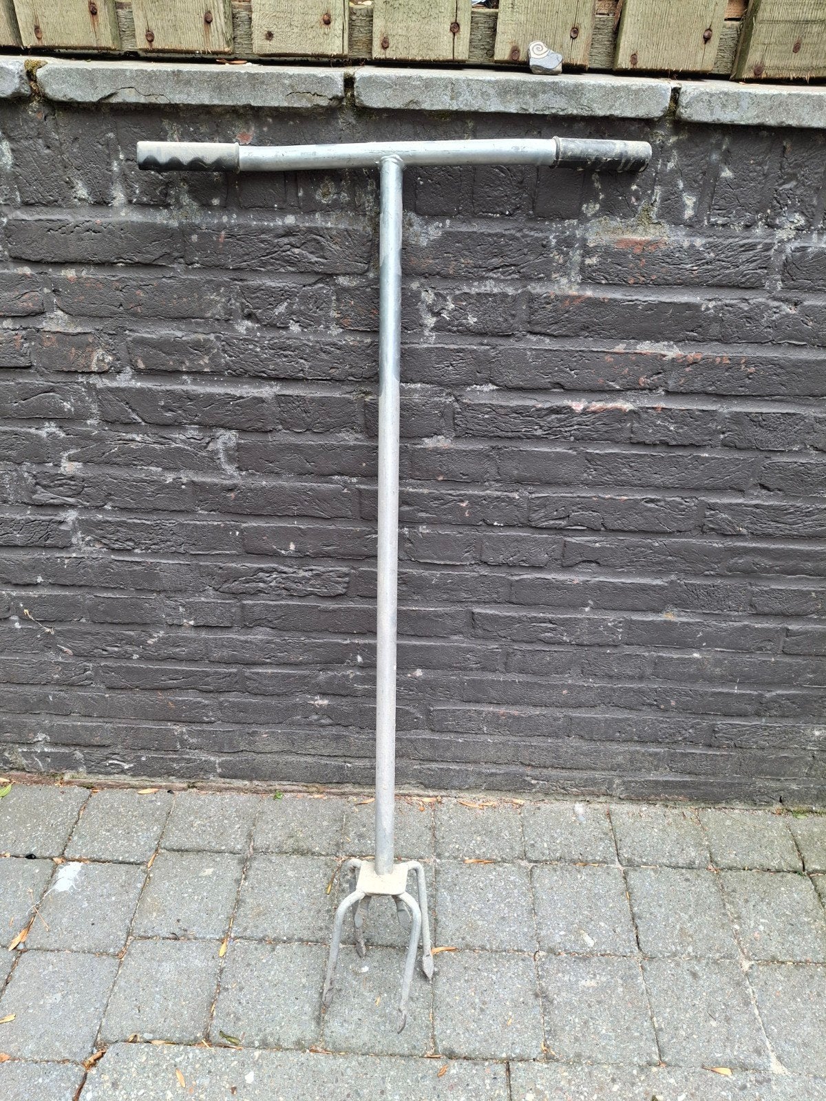 Gebruikte woelvork voor tuin en moestuin 100cm hoog, Ophalen of Verzenden, Gebruikt, Cultivator