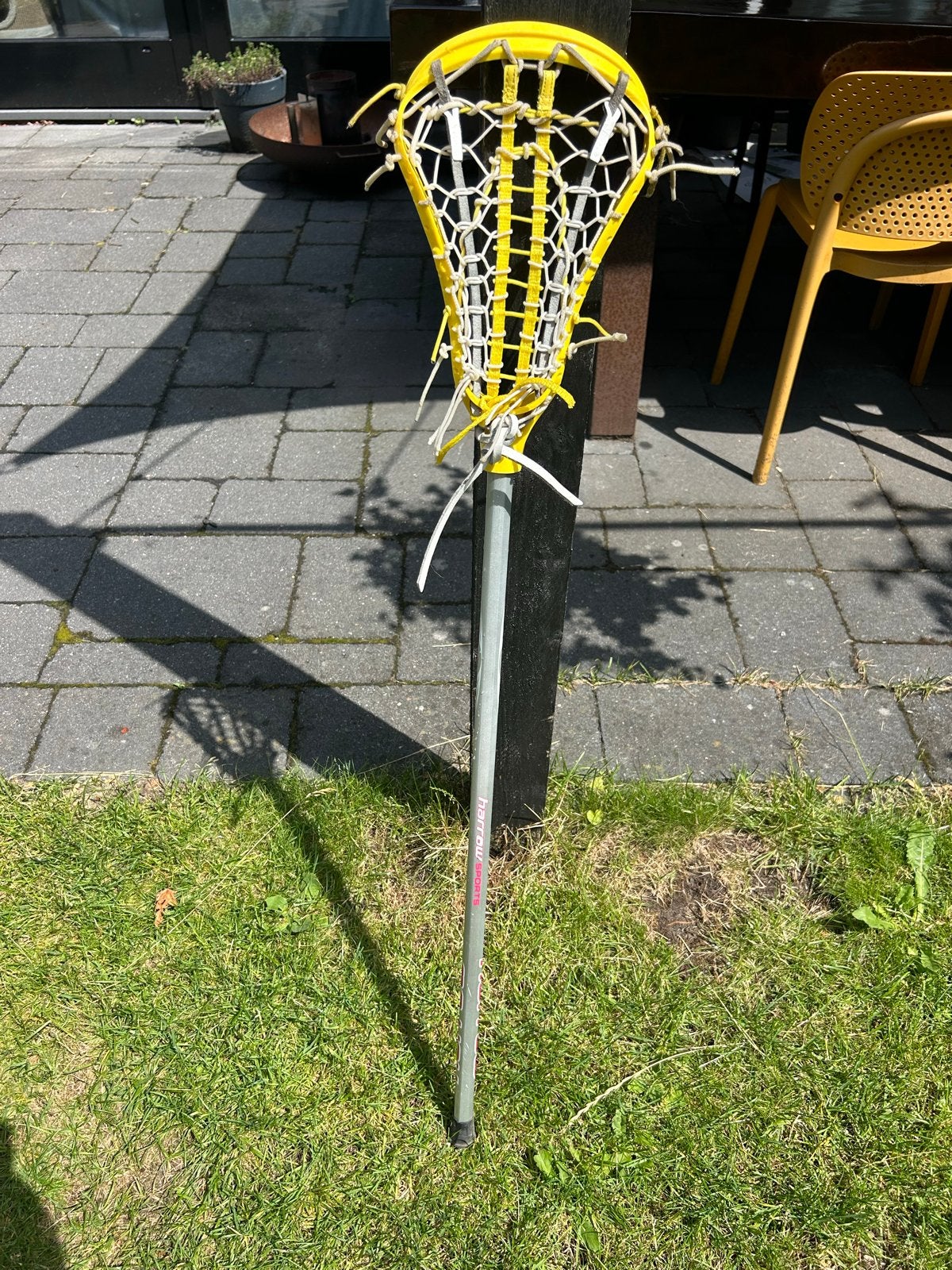 Harrow Lacrosse Stick - Geel, Ophalen, Gebruikt