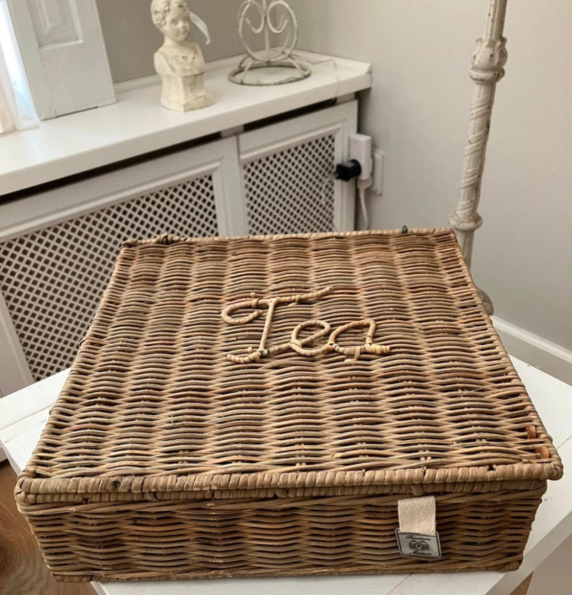 Riviera maison rattan theedoos, Ophalen of Verzenden, Zo goed als nieuw