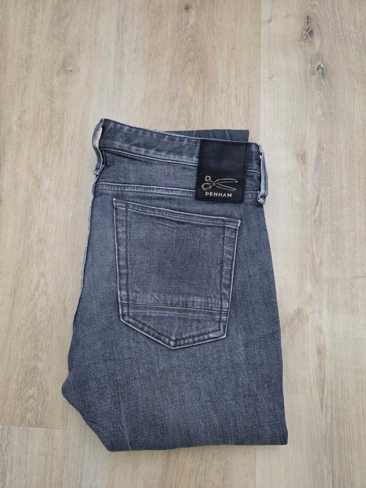Denham jeans (zwart, model Bolt) - Maat 34x34 (z.g.a.n.), Ophalen of Verzenden, Zo goed als nieuw, Zwart, W32 (confectie 46) of kleiner