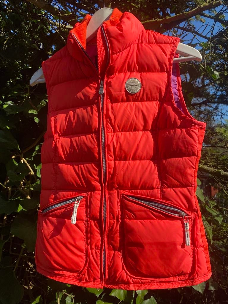 Fijne bodywarmer GAASTRA mt S, Kleding | Dames, Bodywarmers, Verzenden, Gedragen, Maat 36 (S), Rood