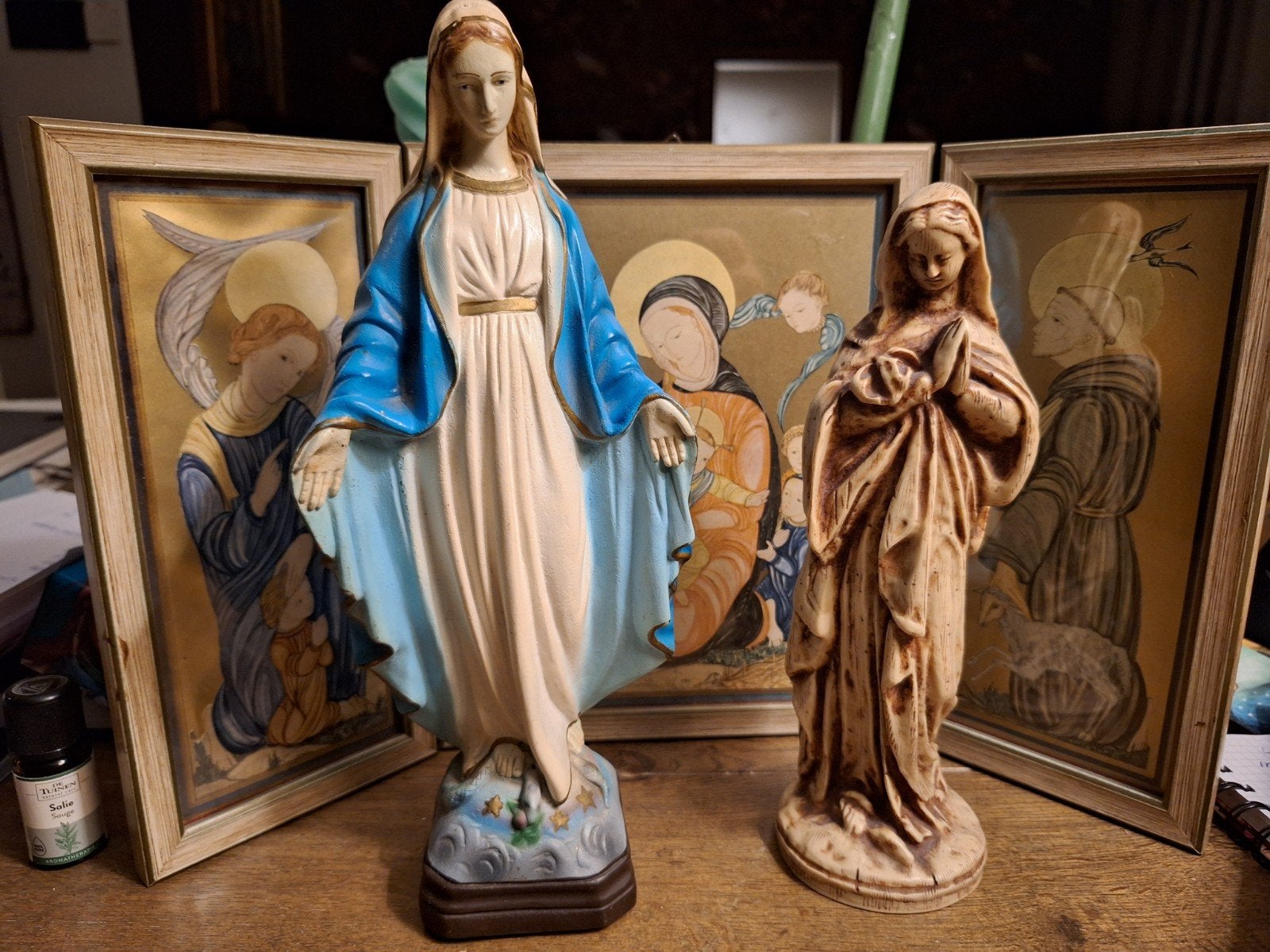Religieuze Beelden en Schilderijen - Diverse Collectie, Antiek en Kunst, Ophalen of Verzenden