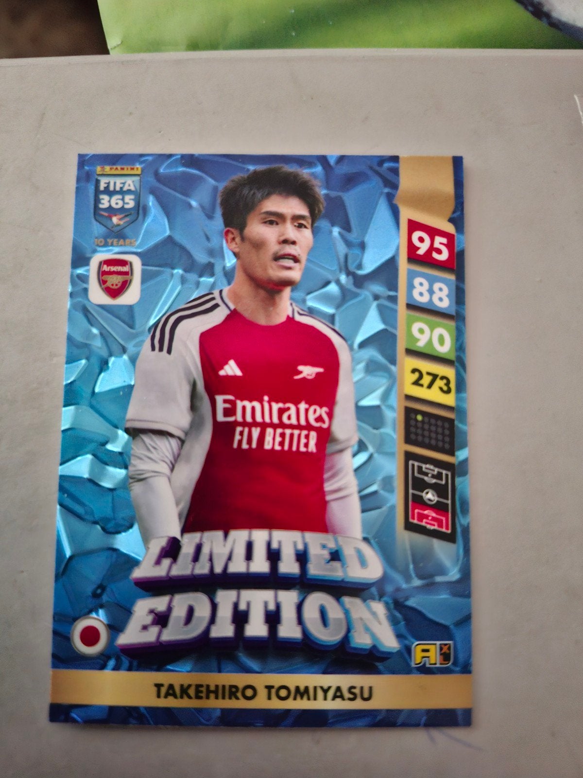 Limited Edition FIFA 365 Takehiro Tomiyasu, Ophalen of Verzenden, Nieuw, Buitenlandse clubs, Poster, Plaatje of Sticker