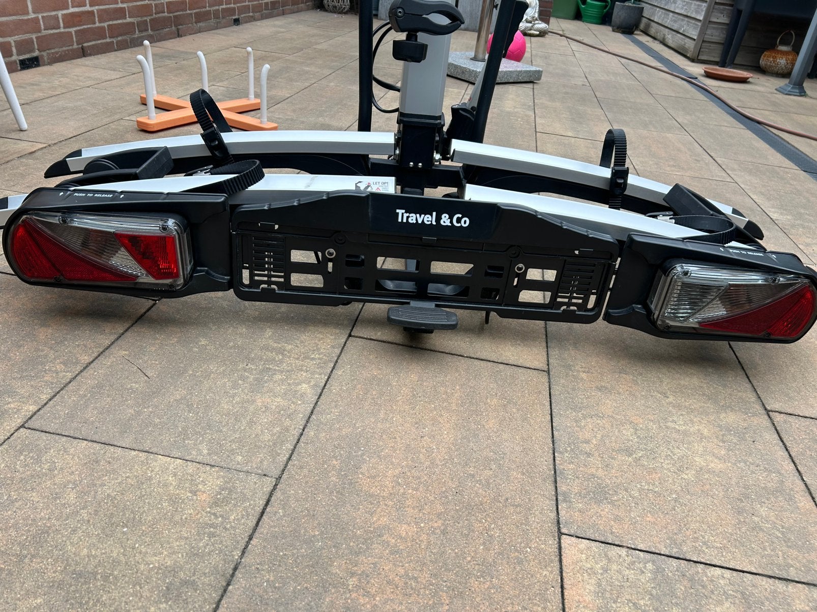 Te koop fietsendrager met lift, Auto diversen, Fietsendragers, Zo goed als nieuw, Trekhaakdrager, Ophalen