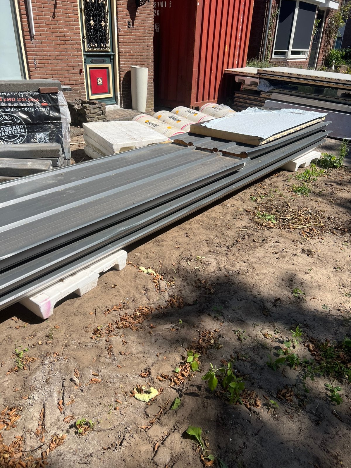 Sandwichpanelen dakplaten wand, Ophalen, Gebruikt