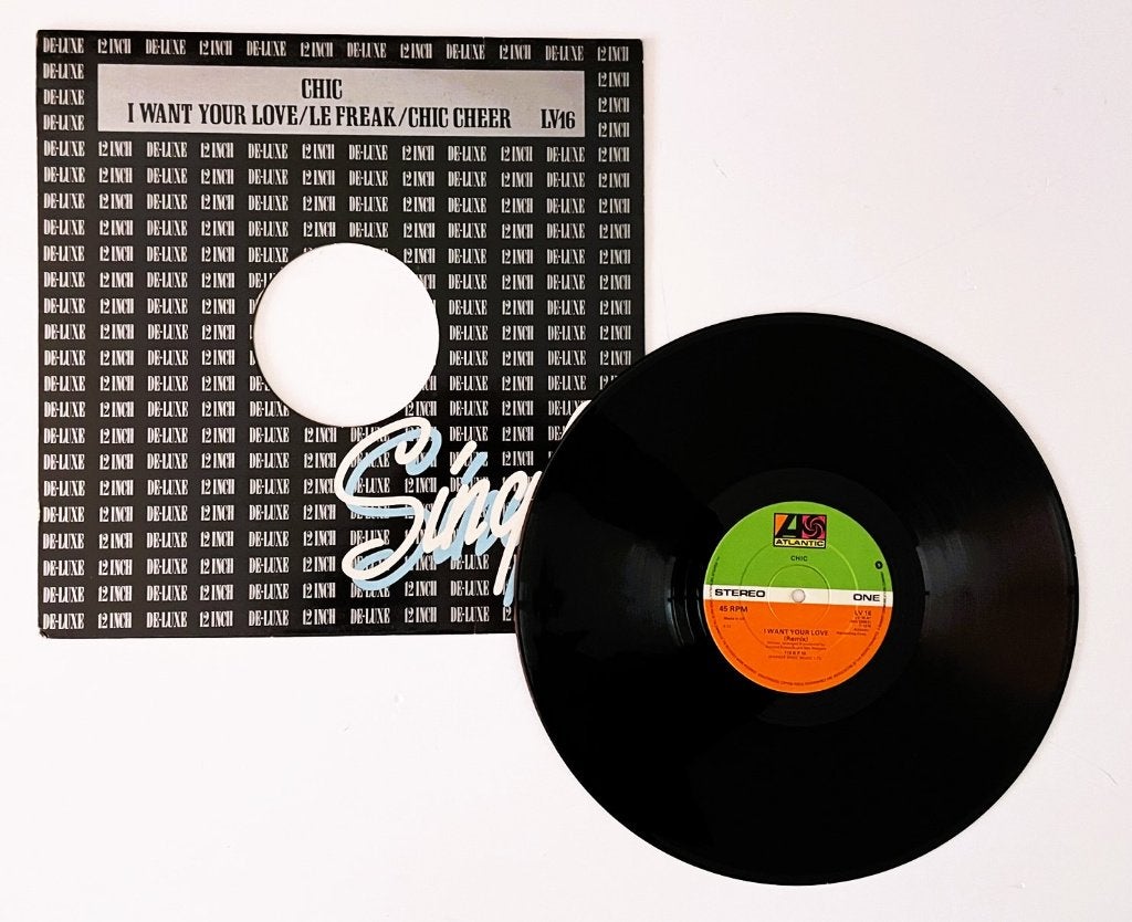 Chic – Le Freak / I want your love disco single, Cd's en Dvd's, Gebruikt, Ophalen of Verzenden, Pop, 12 inch
