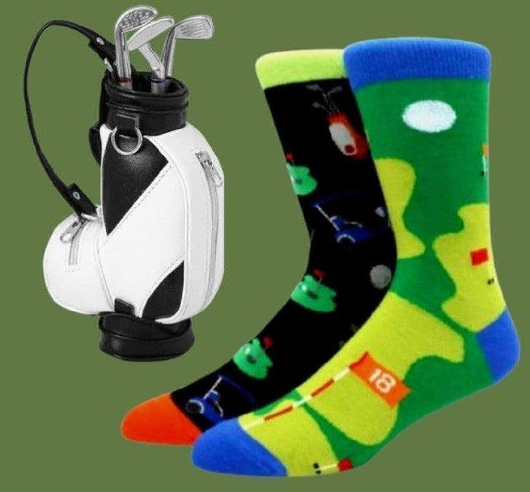 GOLF SOKKEN + MINI GOLF TAS (BUREAU SET), Ophalen of Verzenden, Nieuw