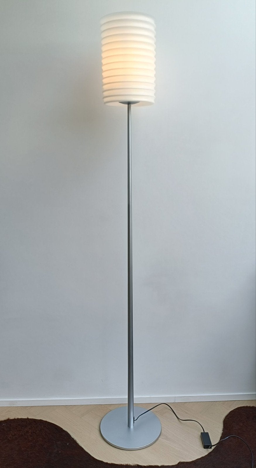 Leucos Modulo vloerlamp, Ophalen, Zo goed als nieuw, Glas, 150 tot 200 cm
