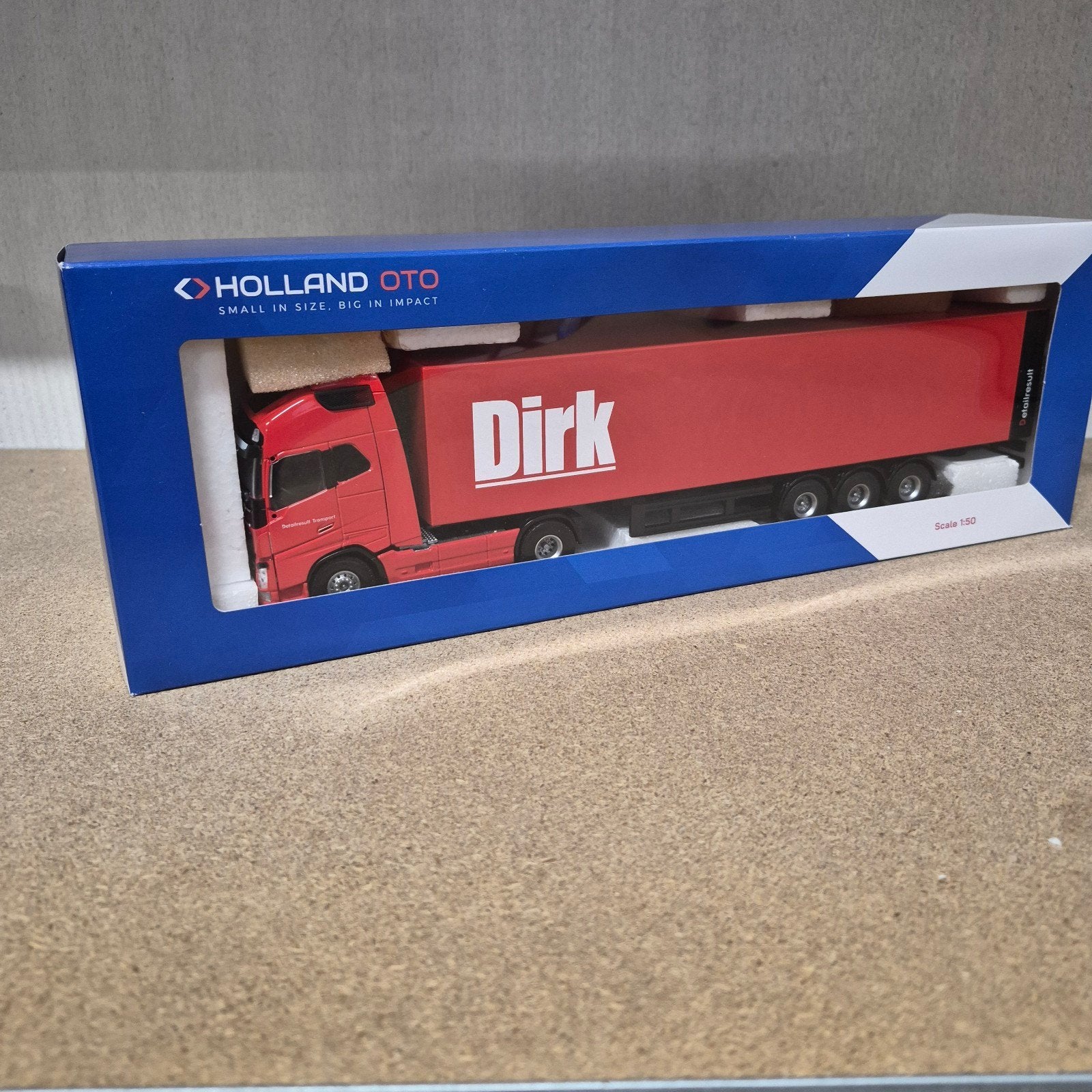 Volvo Dirk truck - 1:50 - Holland Oto, Overige merken, Onbekend, Nieuw, Ophalen of Verzenden