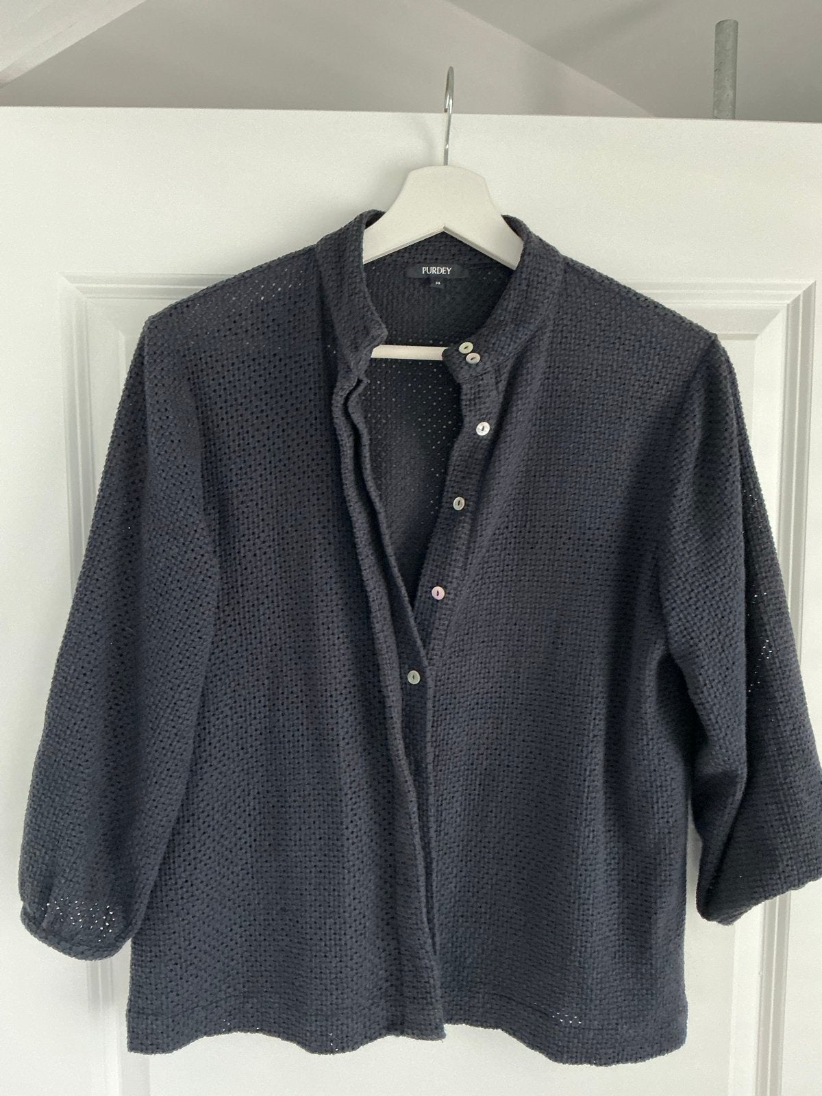 Purdey Donkerblauw Blouse Jasje Maat 34, Ophalen of Verzenden, Zo goed als nieuw, Maat 34 (XS) of kleiner, Zwart