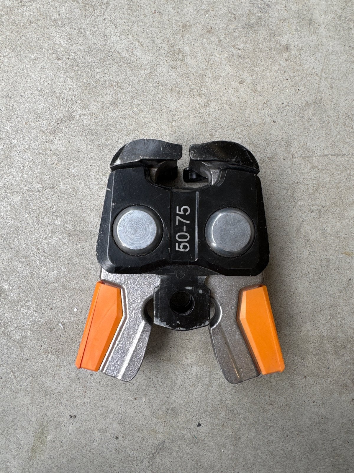 Geberit Flowfit persbek 50-75 mm, Ophalen of Verzenden, Gebruikt, Overige typen, Knipex