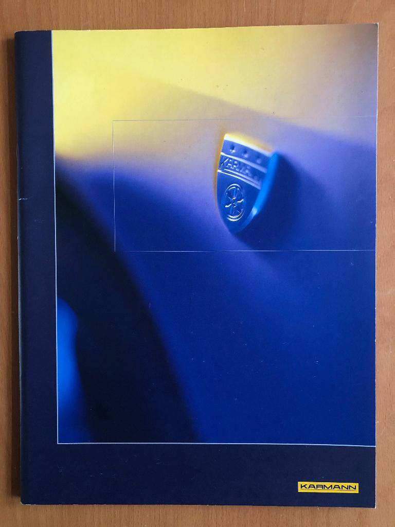 Brochure Karmann, Ophalen of Verzenden, Gelezen, Overige merken
