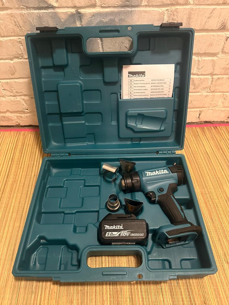 Makita DHG181 Heteluchtpistool, Ophalen of Verzenden, Zo goed als nieuw