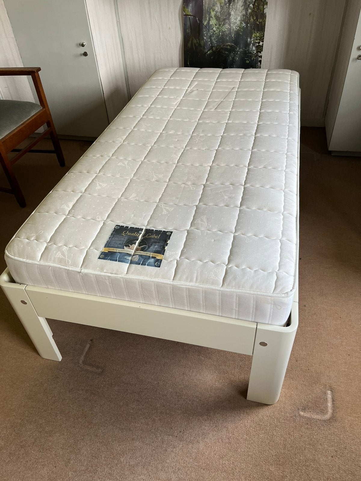 Twee Auping bedden 200x100cm, Ophalen, 90 cm, Eenpersoons, Zo goed als nieuw