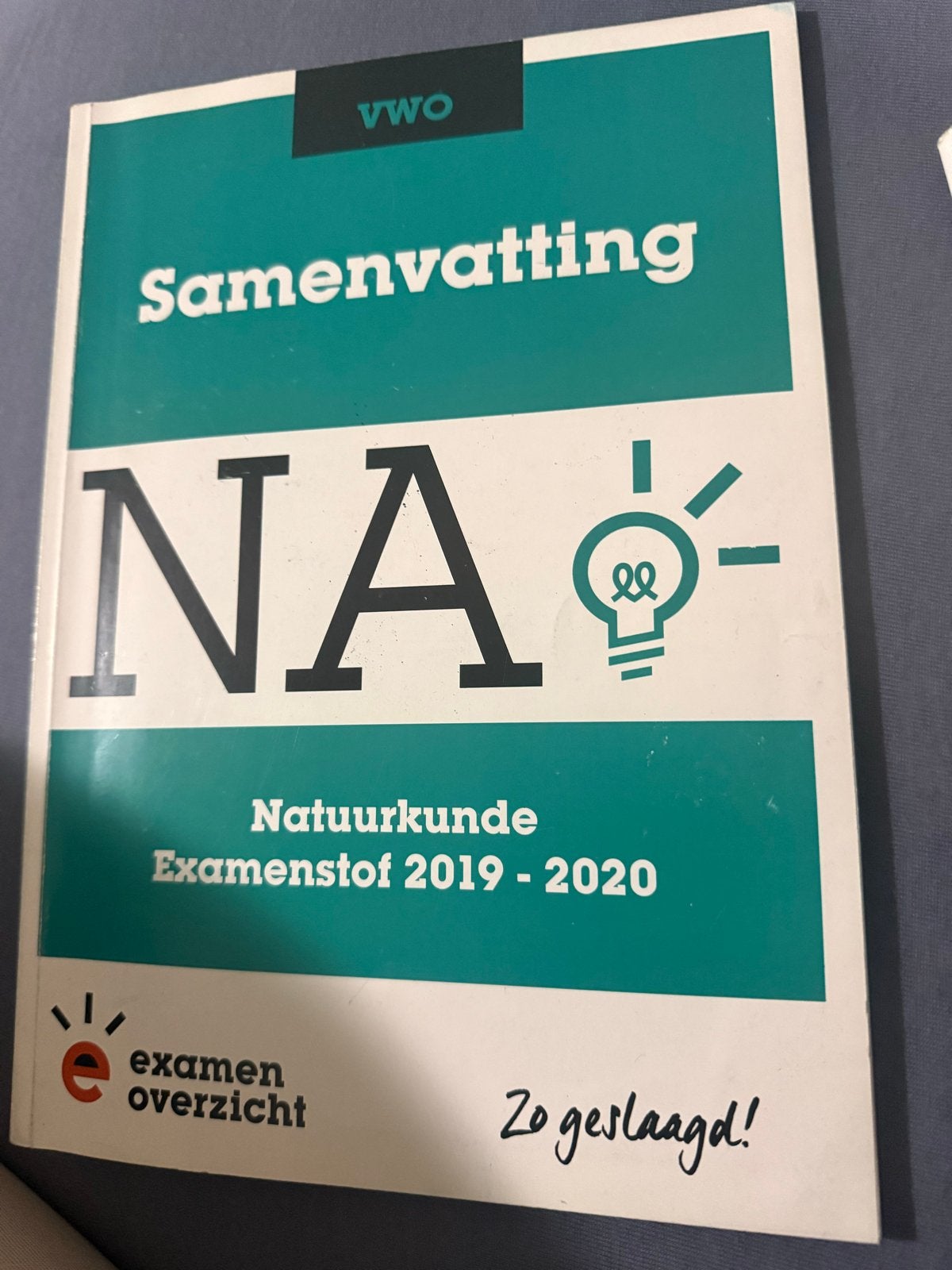Samenvatting Natuurkunde VWO Examenstof 2019-2020, Verzenden, Zo goed als nieuw, VWO, Natuurkunde