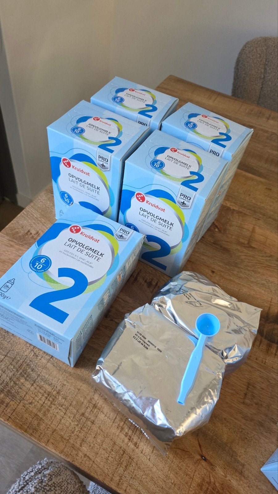 Kruidvat Opvolgmelk 2 - 6x800g (4800g), Kinderen en Baby's, Ophalen of Verzenden, Nieuw, Overige typen, Overige merken