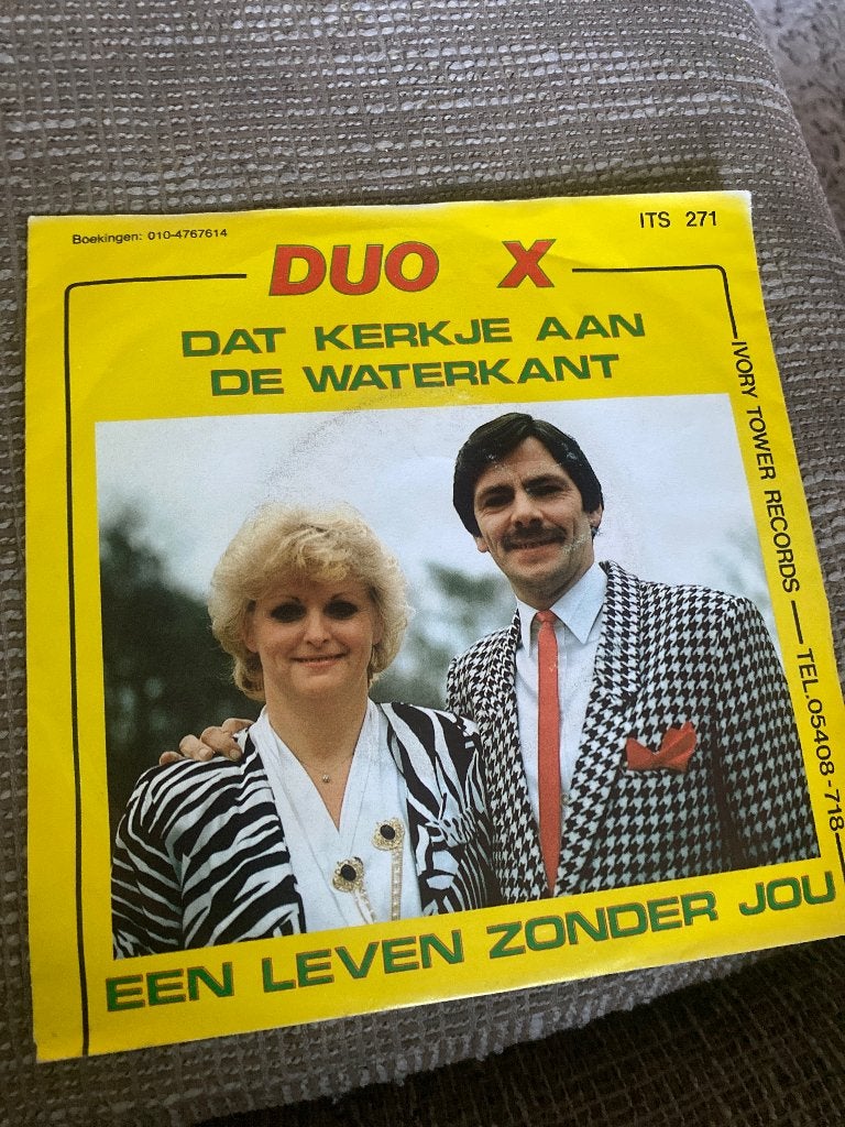 Duo X - Dat Kerkje Aan De Waterkant / Een Leven Zonder Jou, Cd's en Dvd's, Gebruikt, 7 inch, Levenslied of Smartlap, EP