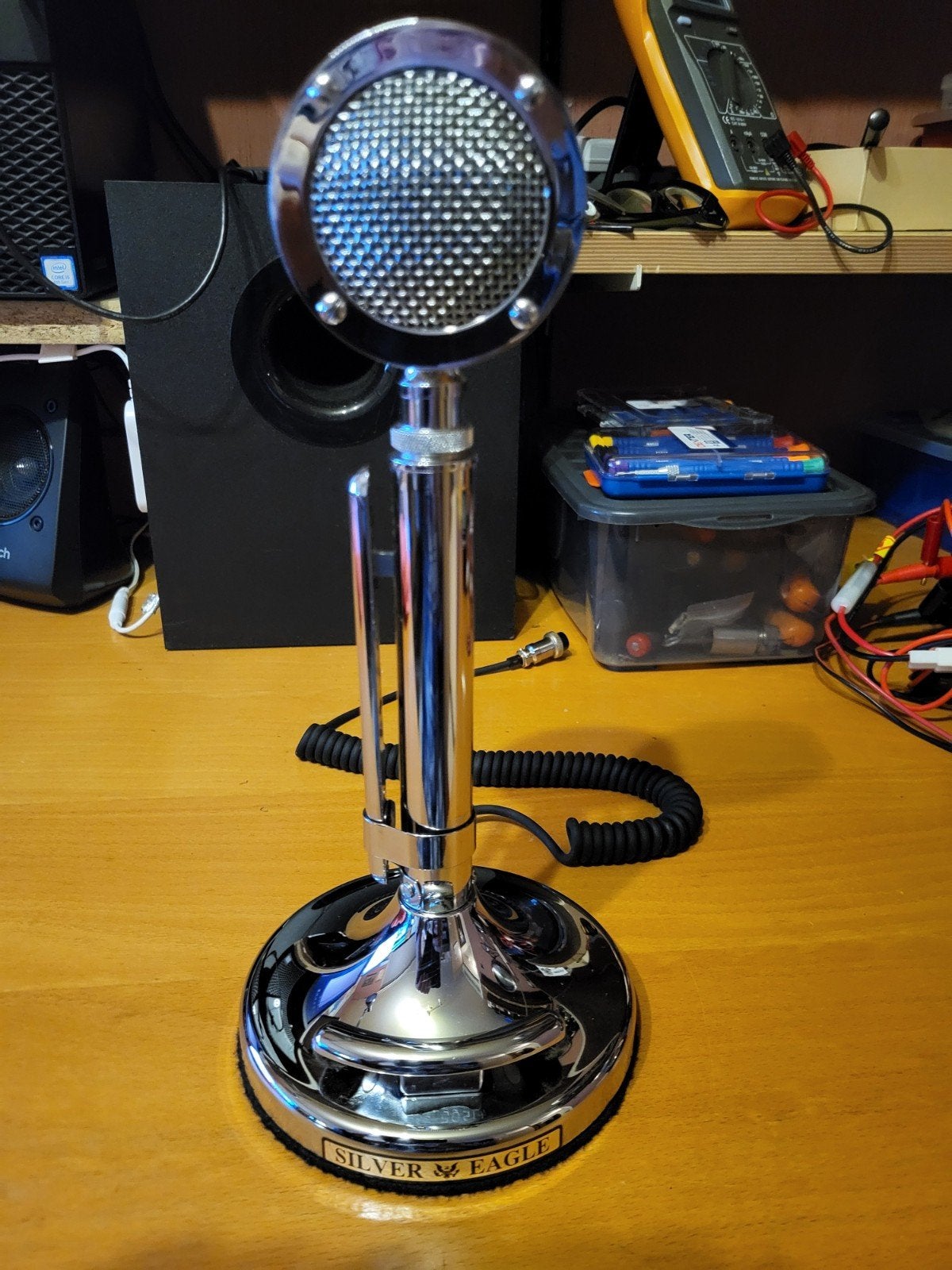 zgan astatic silver eagle deskmike, Ophalen of Verzenden, Zo goed als nieuw