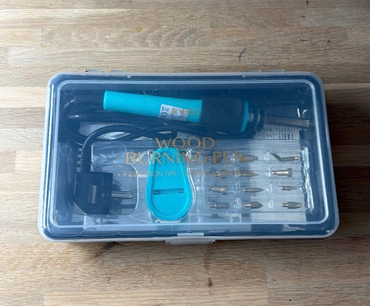Avec Houtbrandpen - Wood Burning Pen met accessoires, Ophalen of Verzenden, Zo goed als nieuw, Gereedschap of Toebehoren