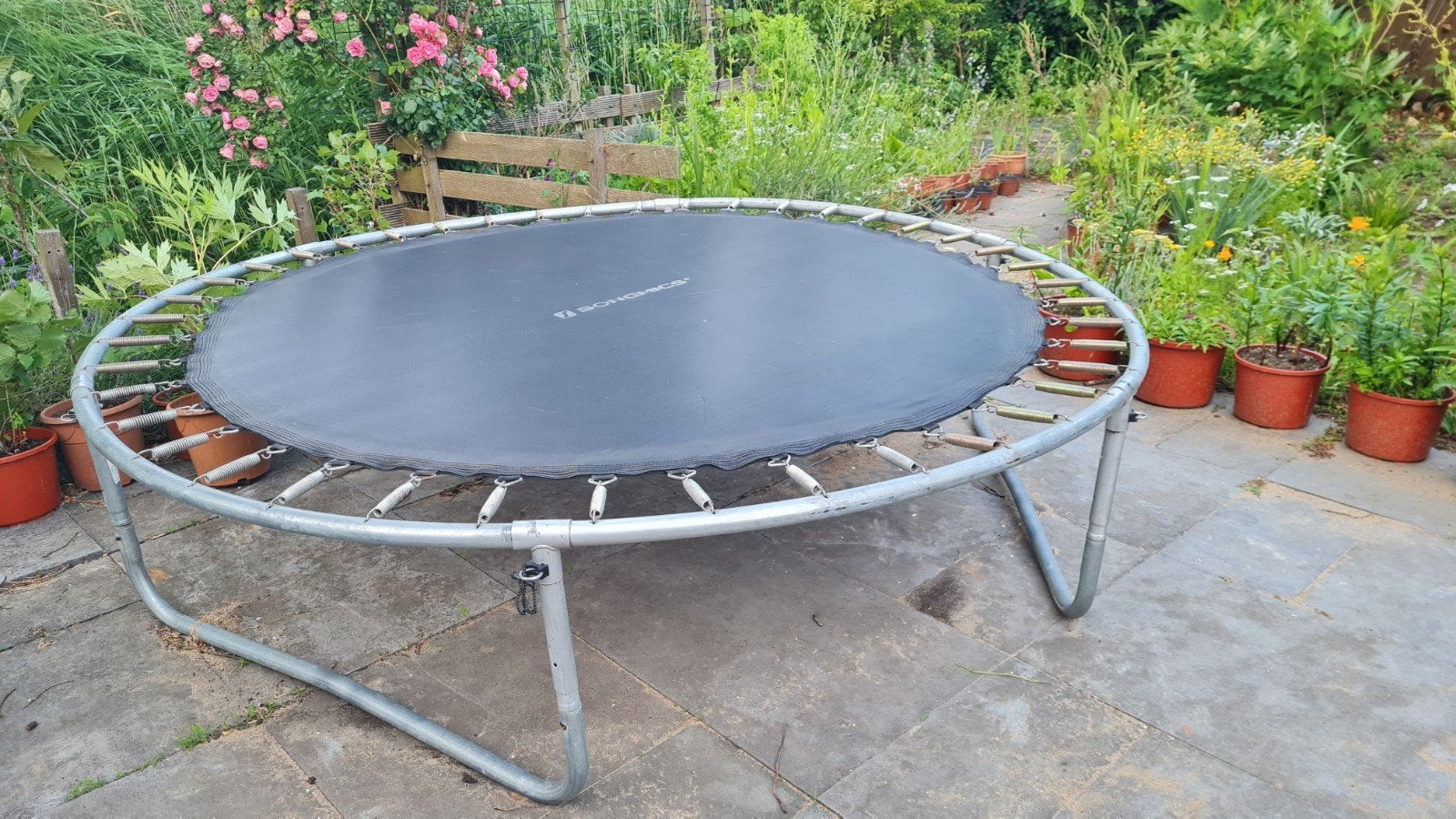Trampoline Songmics 305 cm - Goede staat, Ophalen of Verzenden