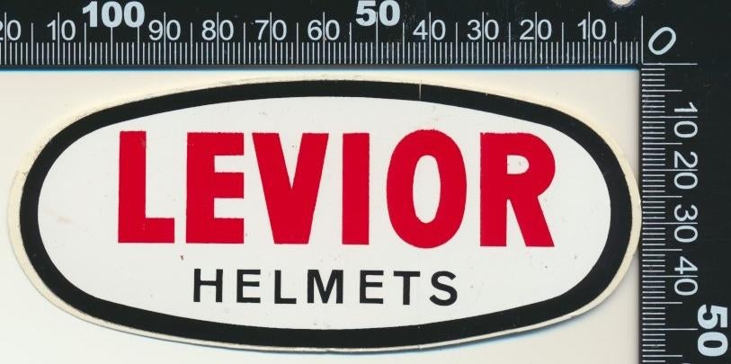 Sticker: Levior Helmets (1), Ophalen of Verzenden, Zo goed als nieuw, Auto of Motor