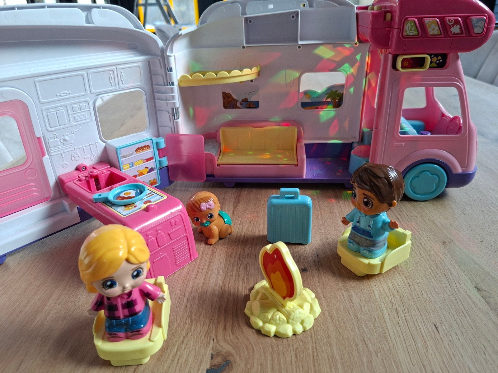 VTech Toet Toet Auto's Glamper Camper, Ophalen of Verzenden, Zo goed als nieuw, 2 tot 4 jaar