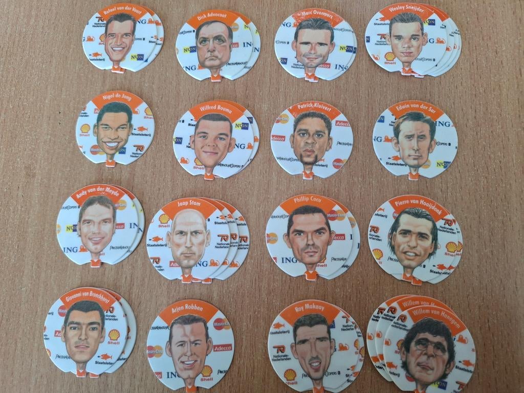 WK 2004 koopjez met karikaturen, Albert Heijn, Albert Heijn, Ophalen of Verzenden