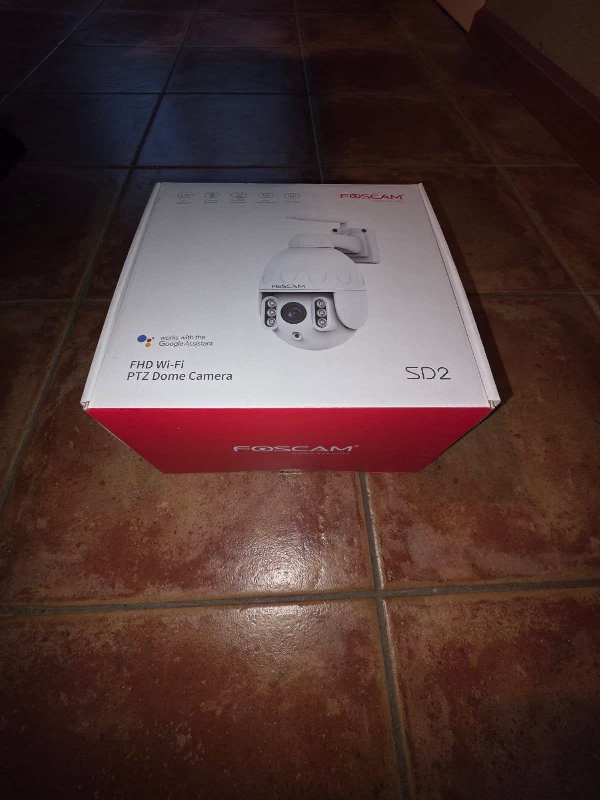 Foscam SD2 FHD Wi-Fi PTZ Dome Camera - Beveiligingscamera, Ophalen of Verzenden, Gebruikt