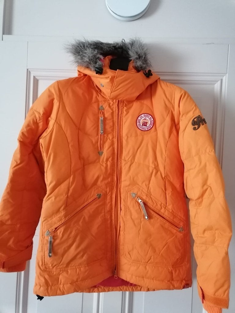 Protest girl boardwear M oranje 36/38, ski jas, Ophalen of Verzenden, Zo goed als nieuw, Protest, Jack