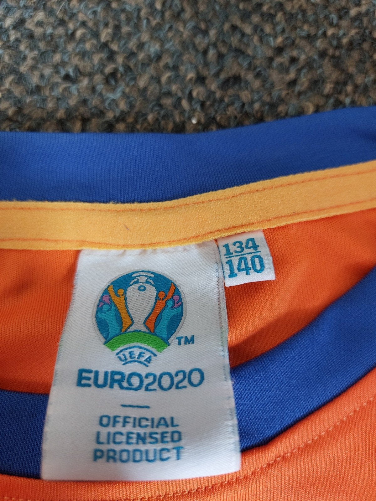 Oranje Holland EURO 2020 Voetbaltenue Maat 134/140, Kinderen en Baby's, Kinderkleding | Maat 134, Ophalen, Jongen of Meisje, Zo goed als nieuw