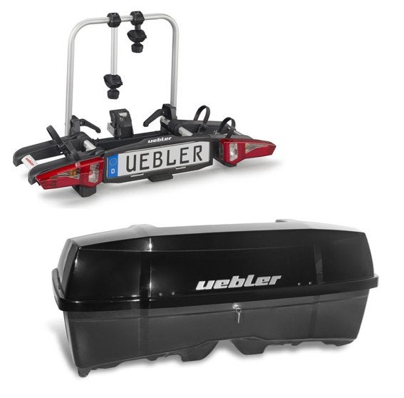 Uebler i21 Fietsendrager 2 fietsen + Bagagebox 300 Liter