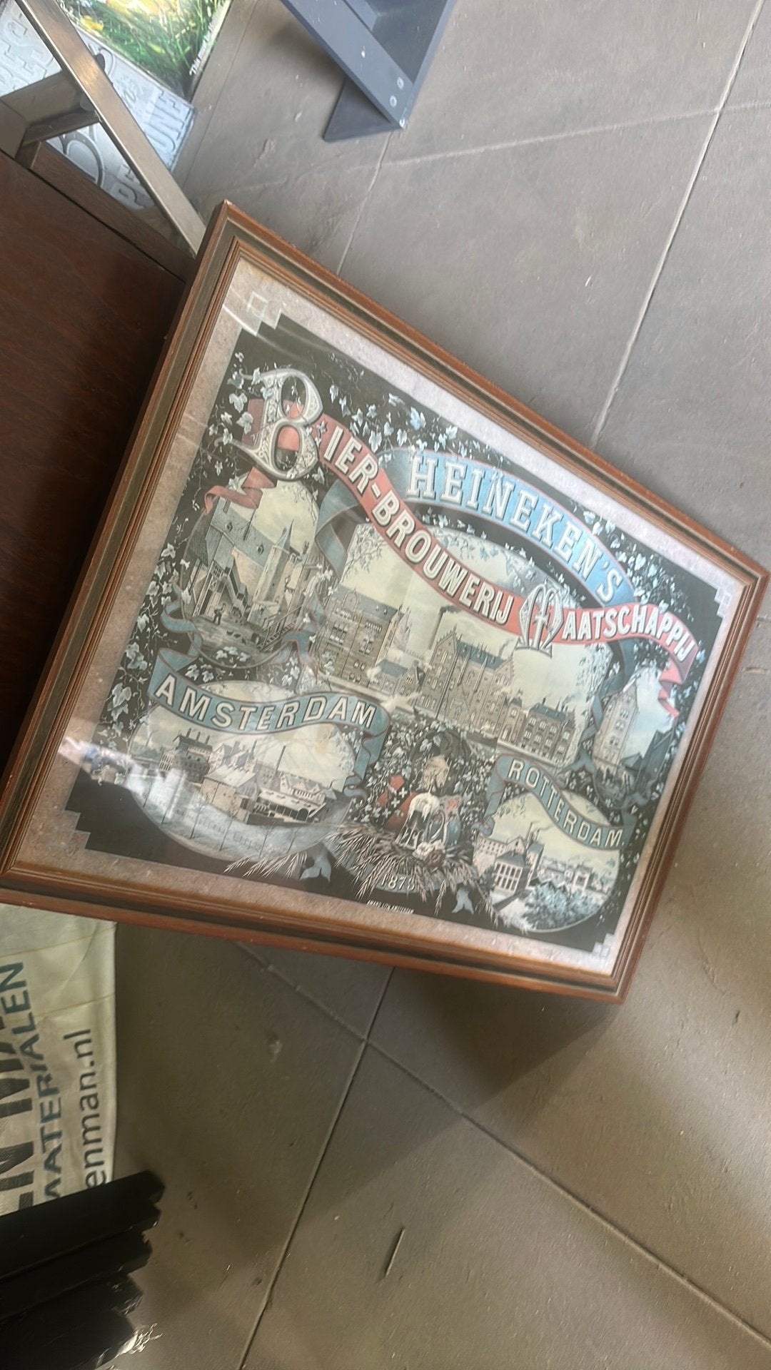 Heineken poster brouwerij, Ophalen of Verzenden, Overige typen