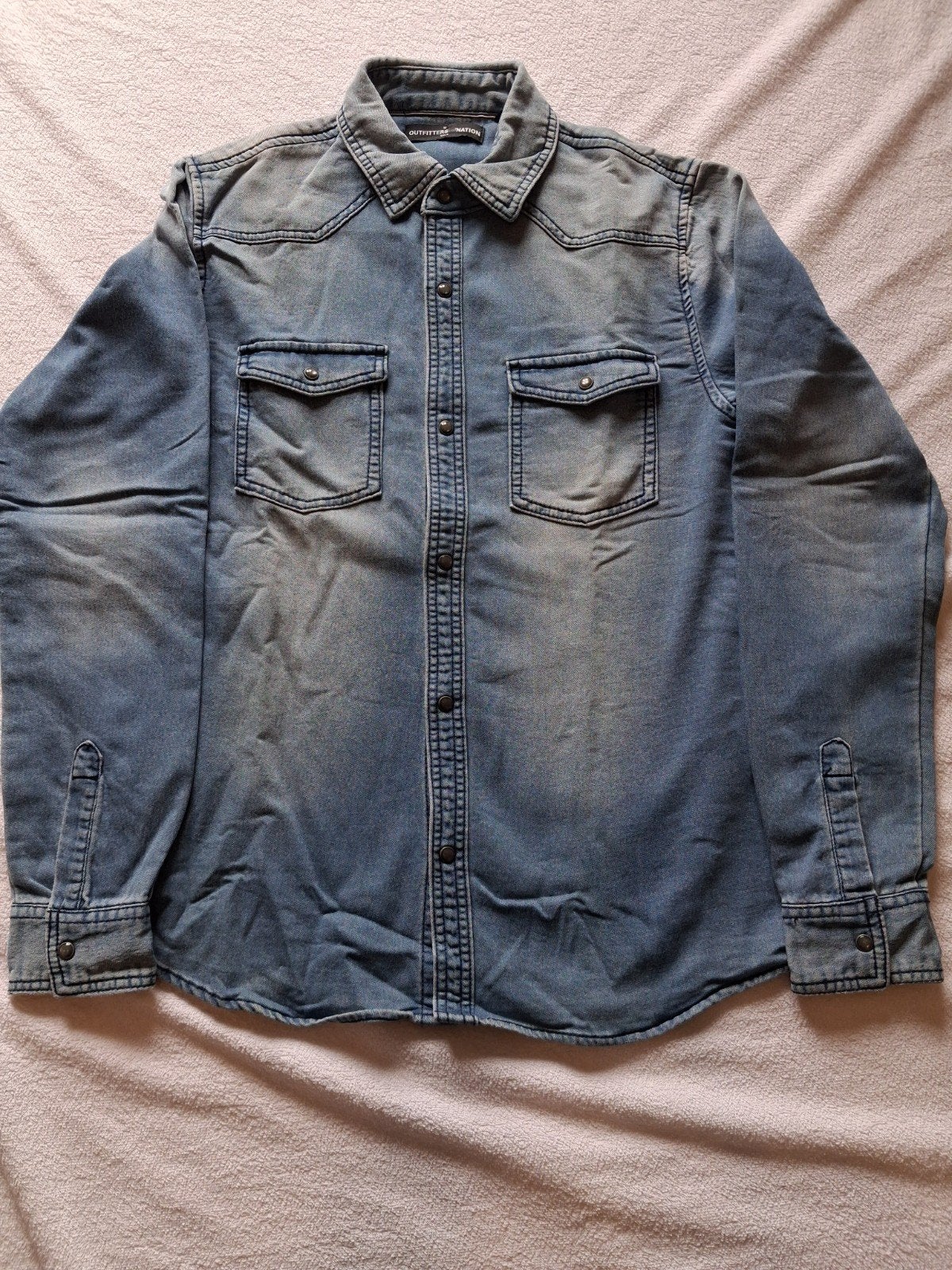 nette spijkerblouse maat m, Ophalen of Verzenden, Nieuw, Maat 48/50 (M), Blauw