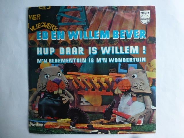 Ed en Willem Bever. Hup daar is Willem./ M'n bloementuin, Ophalen of Verzenden, Gebruikt, Nederlandstalig