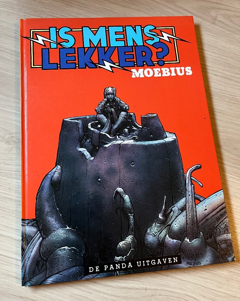 Moebius Is Mens Lekker? hardcover, Eén stripboek, Ophalen of Verzenden, Zo goed als nieuw, Moebius (Jean Giraud)