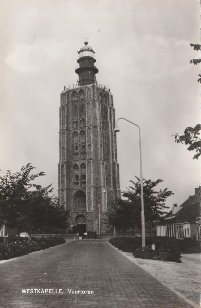 WESTKAPELLE Vuurtoren, Verzamelen, Ansichtkaarten | Nederland, Gelopen, Zeeland, 1960 tot 1980, Verzenden
