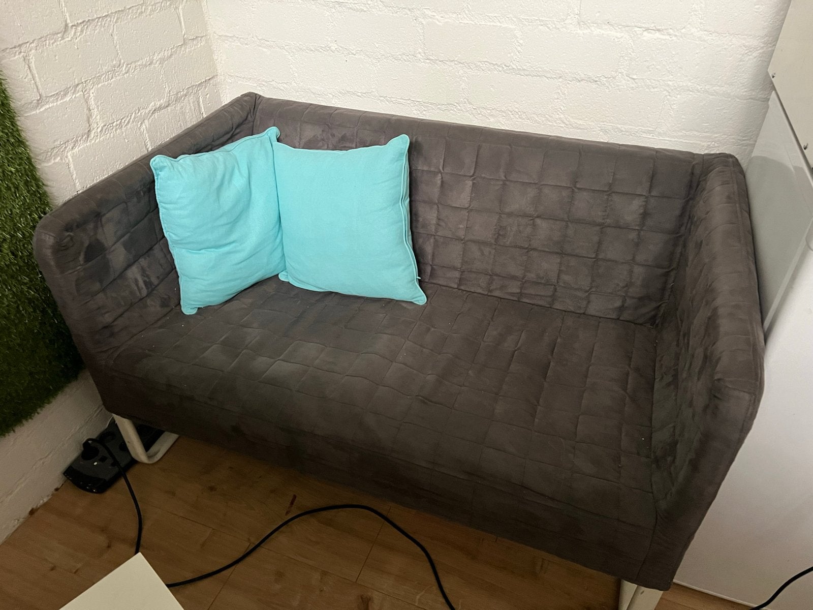 Ikea knopparp bankje met wasbare hoes, Ophalen, Gebruikt, Minder dan 75 cm, Tweepersoons