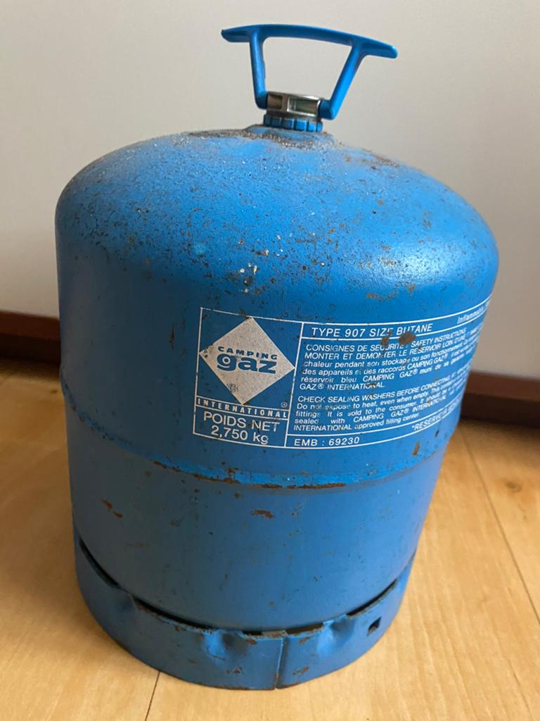 Gasfles campinggaz, zit nog gas in., Caravans en Kamperen, Kampeeraccessoires, Ophalen, Gebruikt