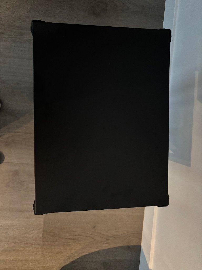 Mooi  IKEA KNARREVIK nachtkastje of bijzettafel!, Minder dan 55 cm, Metaal of Aluminium, Vierkant, Zo goed als nieuw